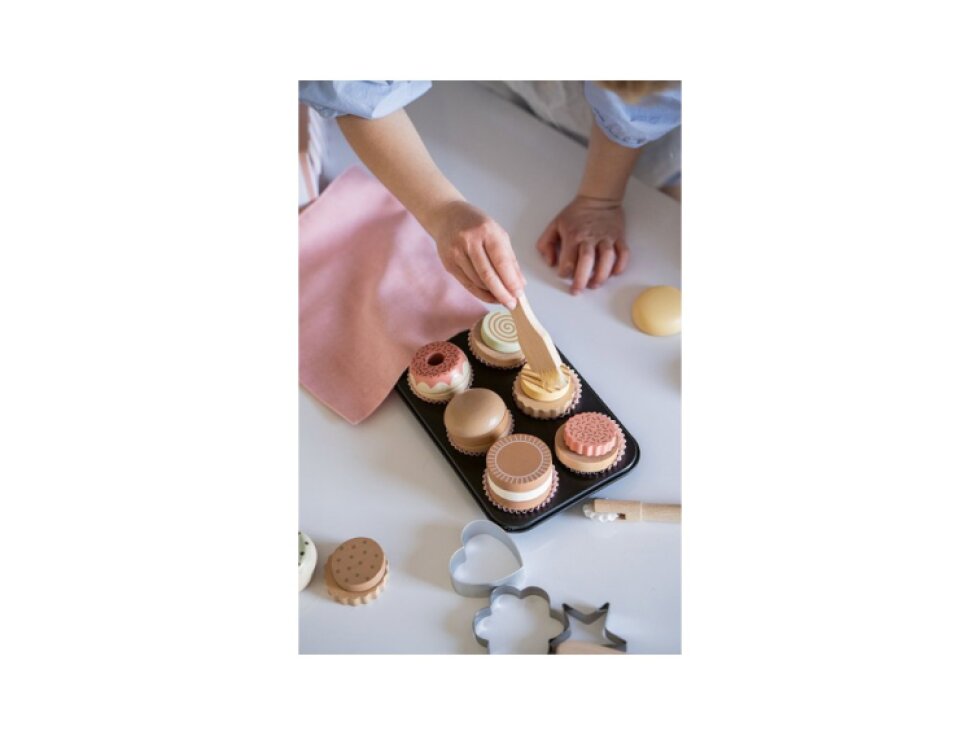 Dětský set na pečení v kufříku - růžový