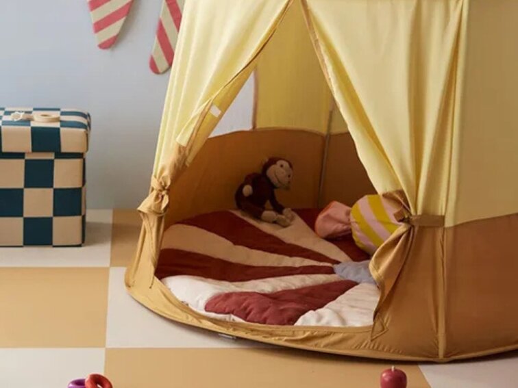 Hrací stan Cirkus - žlutý