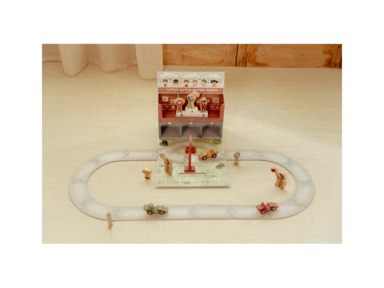 Závodní dráha s doplňky v kufříku