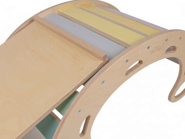 Fa Montessori hinta PRO 5in1 készlet táblával 2in1 pasztell pasztell