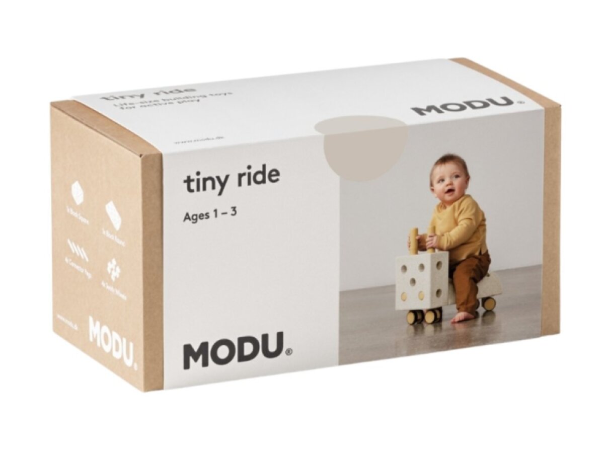 MODU bloky - Tiny Ride set šedá/žlutá