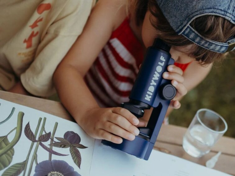 Hordozható mikroszkóp Kidymicroscope - kék