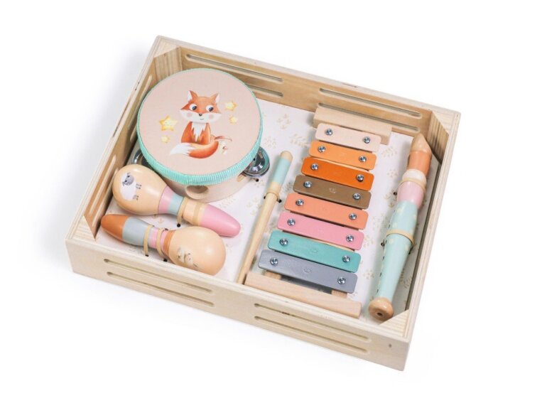 Sada hudebních nástrojů pro děti - zvířátka