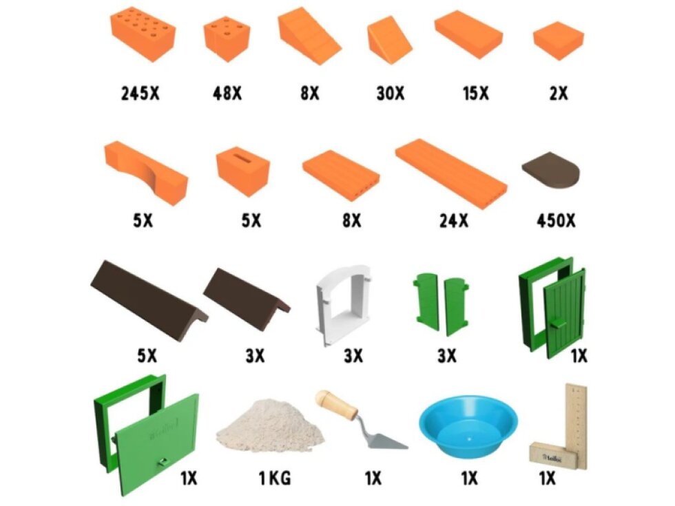 Stavebnice z cihel - Kreativní sada