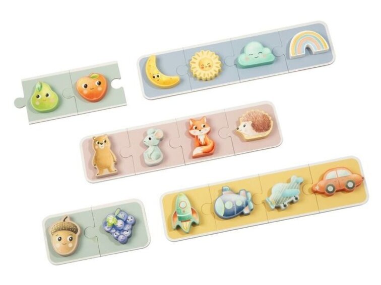 Hmatej a najdi v kyblíku - lesní zvířátka