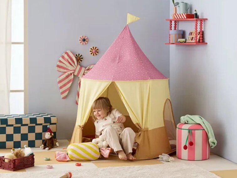 Hrací stan Cirkus - žlutý