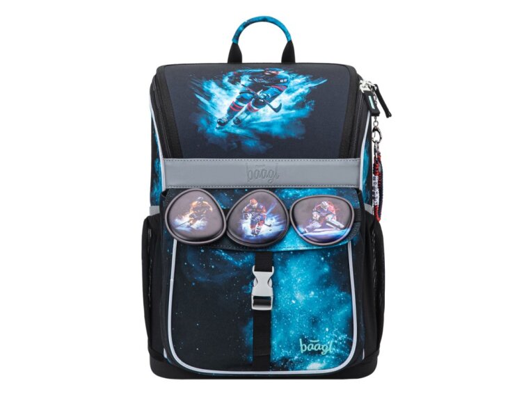 BAAGL SET 3 Zippy Hokej: aktovka, penál, sáček