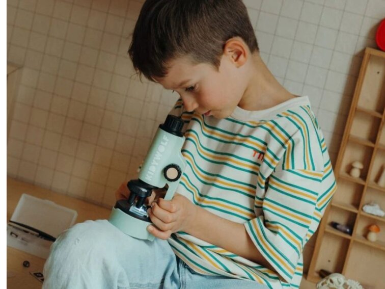 Hordozható mikroszkóp Kidymikroszkóp - zöld