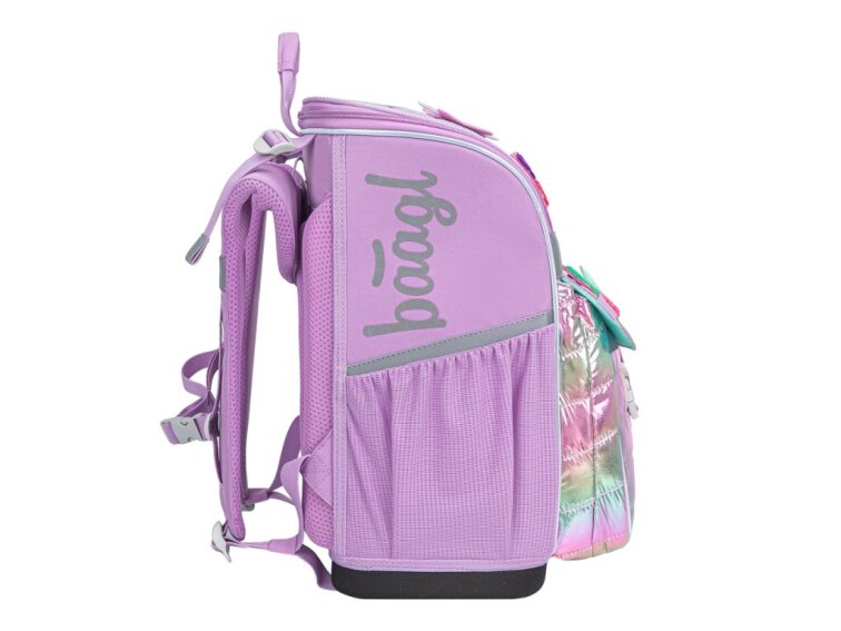 BAAGL SET 5 Zippy Lavender: aktovka, penál, sáček, zástěra, peněženka