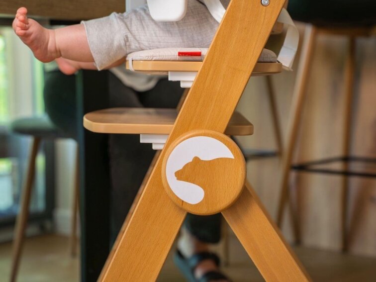 Jídelní židlička Kidnort Drömmer Unique hnědá