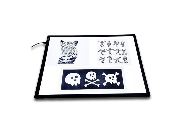 Svjetlosni stol A4 – u upotrebi