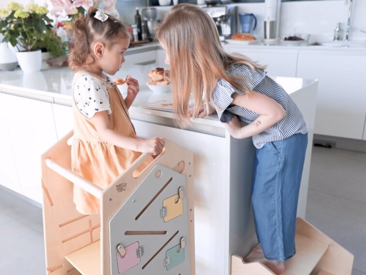 Učicí věž Play 5v1 - 89 cm