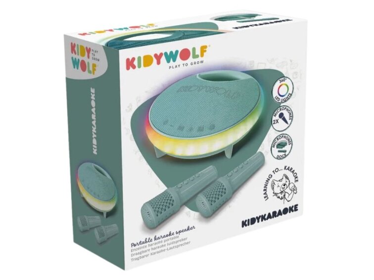 Hordozható karaoke Kidykaraoke - zöld