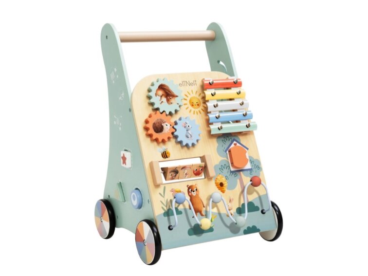 Hodalica za bebe s aktivnostima detalj