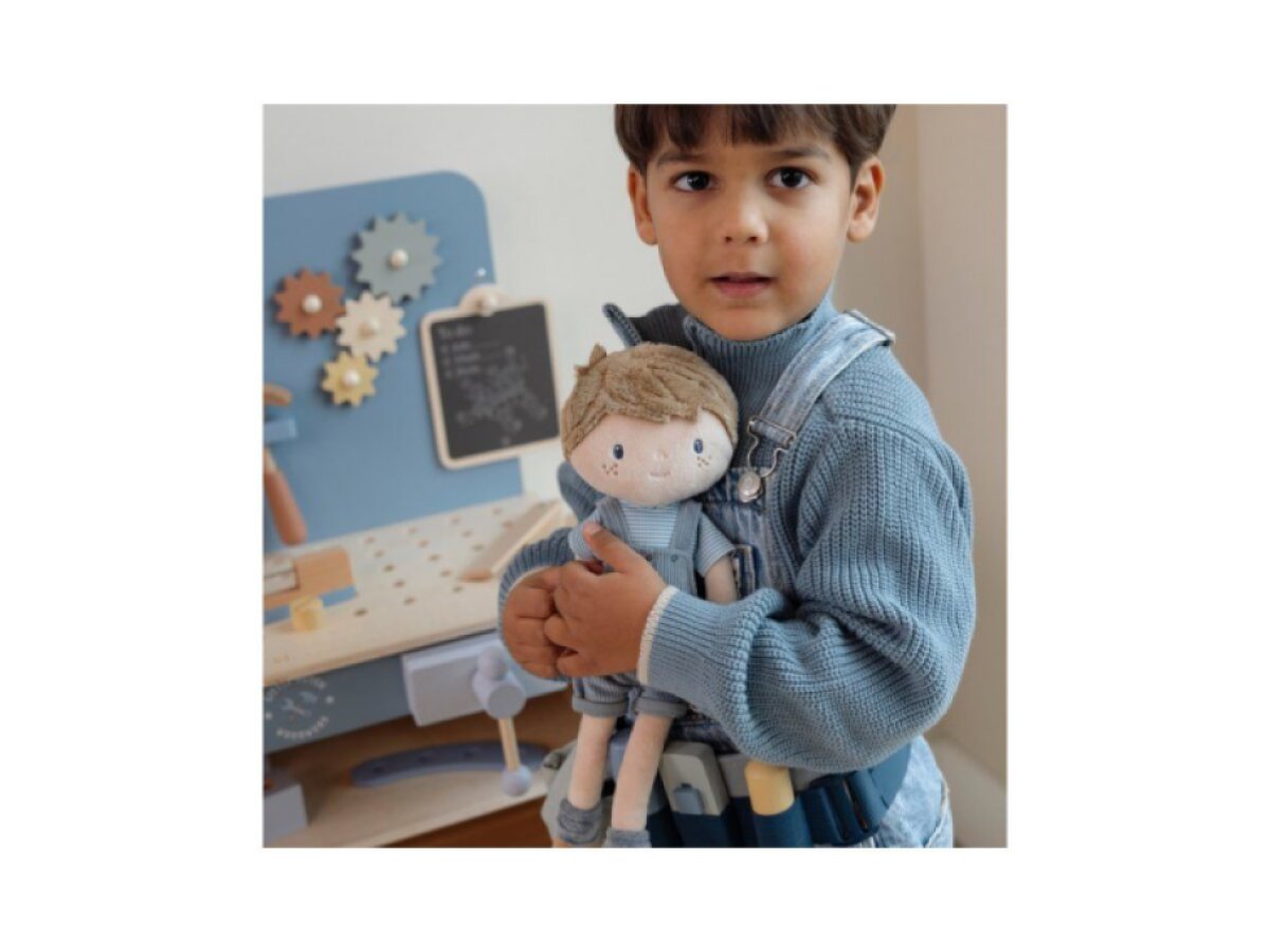 Panenka Jim v pruhovaném tričku 35 cm