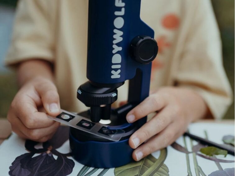 Hordozható mikroszkóp Kidymicroscope - kék