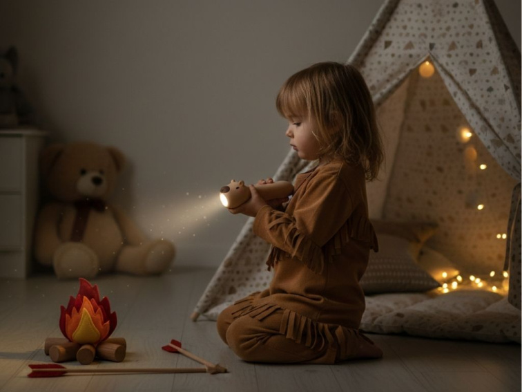 Dětská silikonová svítilna - kapybara