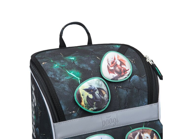 BAAGL SET 3 Zippy Draci: aktovka, penál, sáček