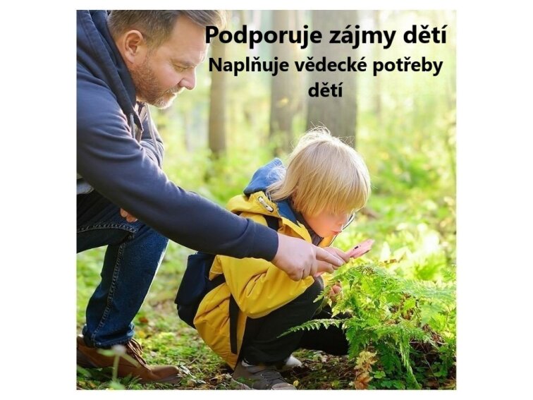 Digitální mikroskop pro děti Kočička - fialová