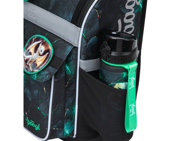 BAAGL SET 5 Zippy Draci: aktovka, penál, sáček, zástěra, peněženka