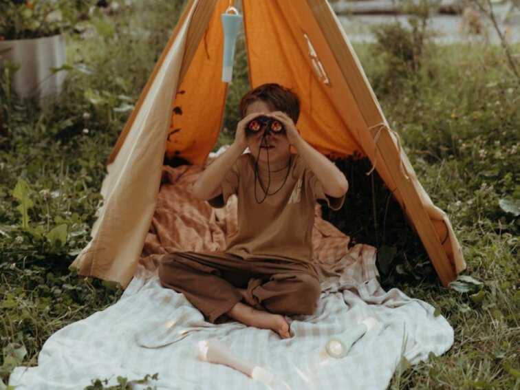 Gyermek távcső Kidybinoculars - zöld