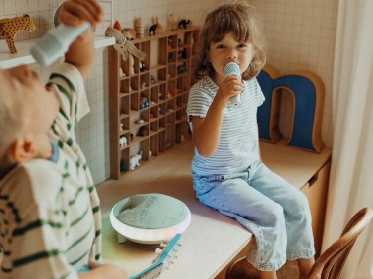 Hordozható karaoke Kidykaraoke - zöld