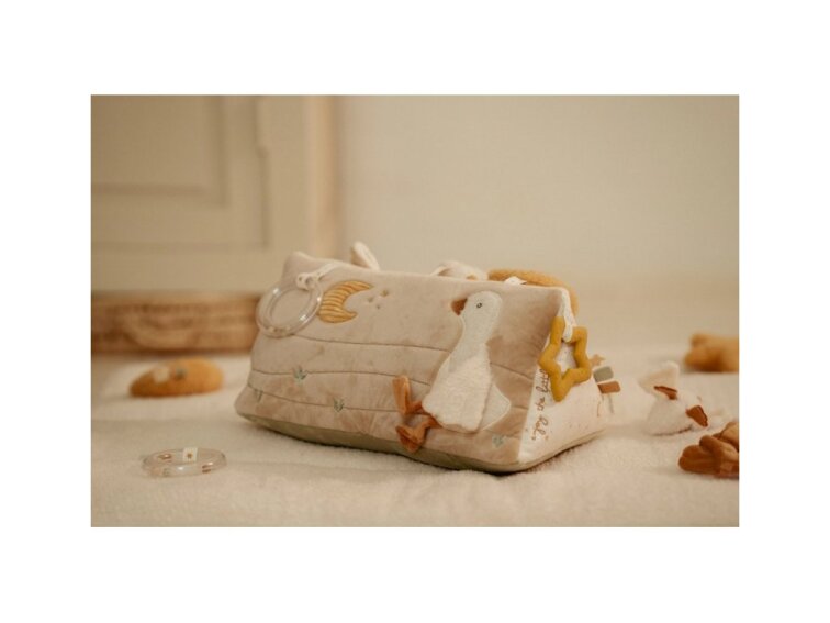 Polštářek trojhranný s aktivitami Newborn Naturals