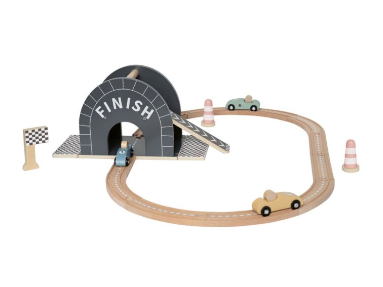 Versenypálya dobozban - szürke