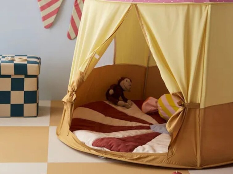 Hrací podložka Cirkus - červená