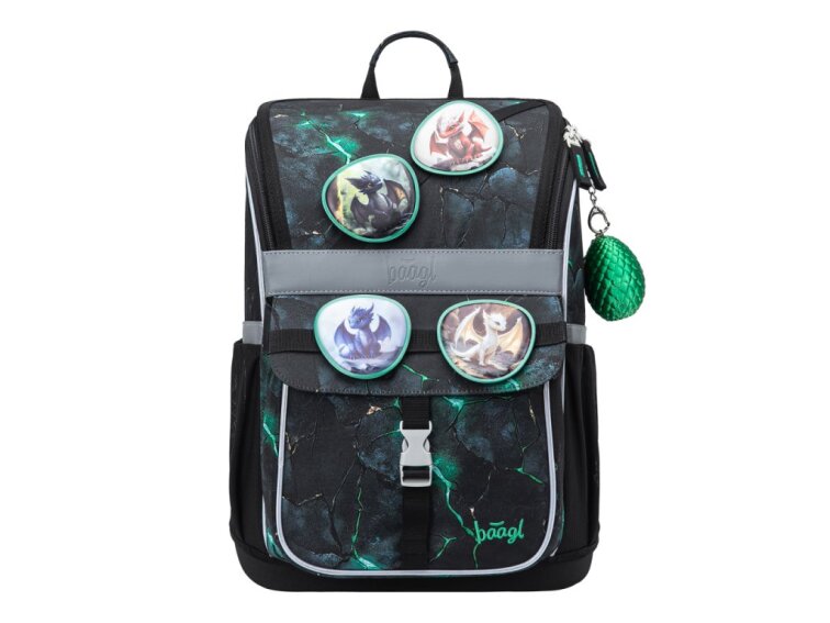 BAAGL SET 3 Zippy Draci: aktovka, penál, sáček