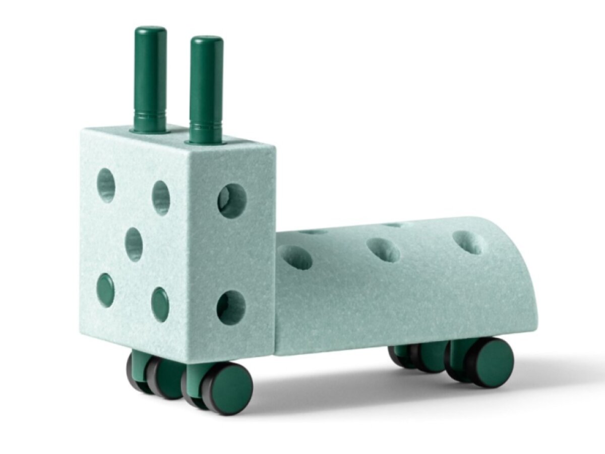 MODU bloky - Tiny Ride set mint/zelená