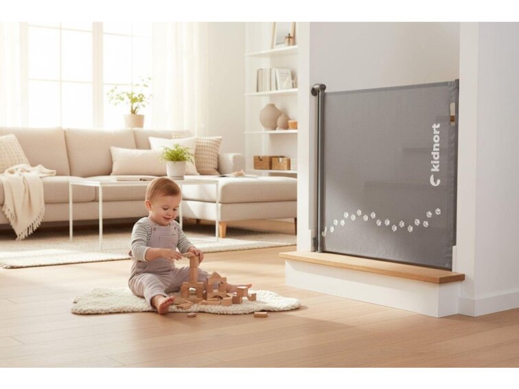 Dětská zábrana Kidnort Sakerhet - šedá