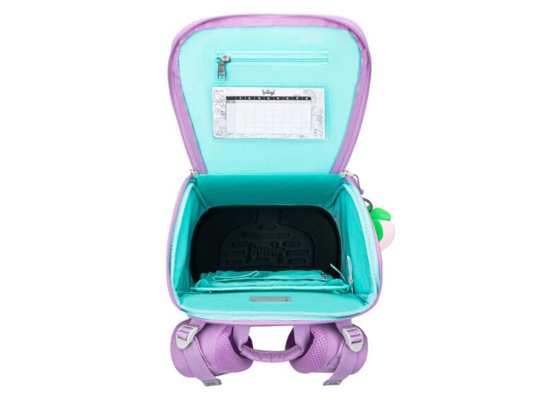 BAAGL SET 5 Zippy Lavender: aktovka, penál, sáček, zástěra, peněženka