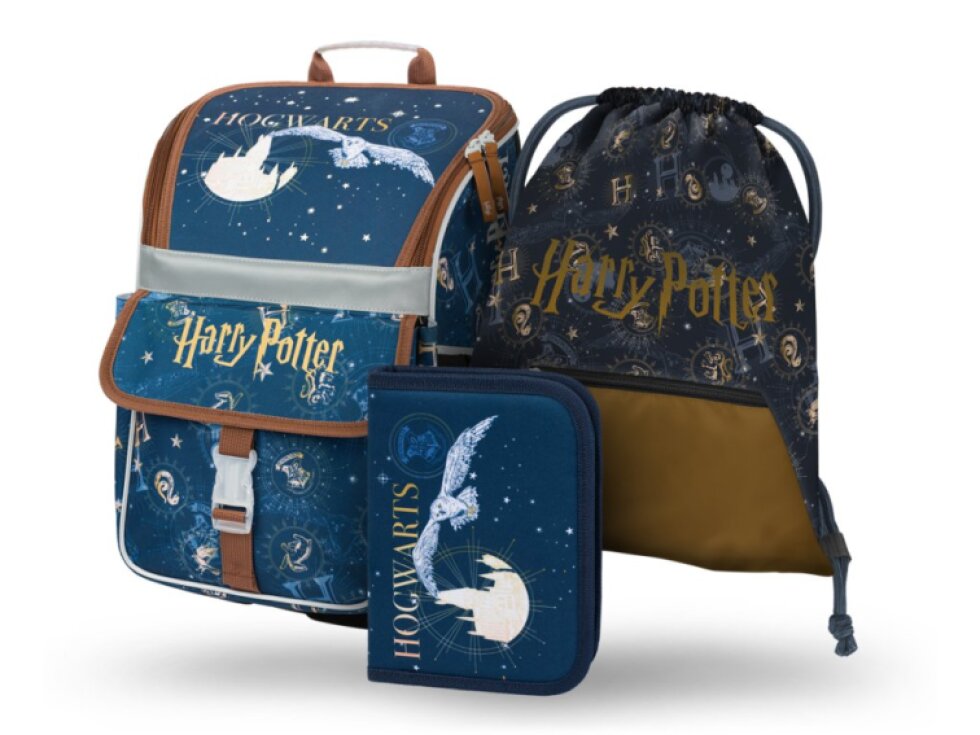 BAAGL 3 SET Zippy Harry Potter Roxfort: aktatáska, tolltartó, táska, táska