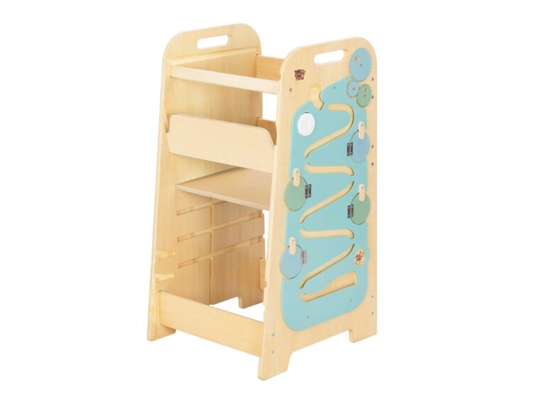 Učicí věž Play 5v1 - 89 cm Mint