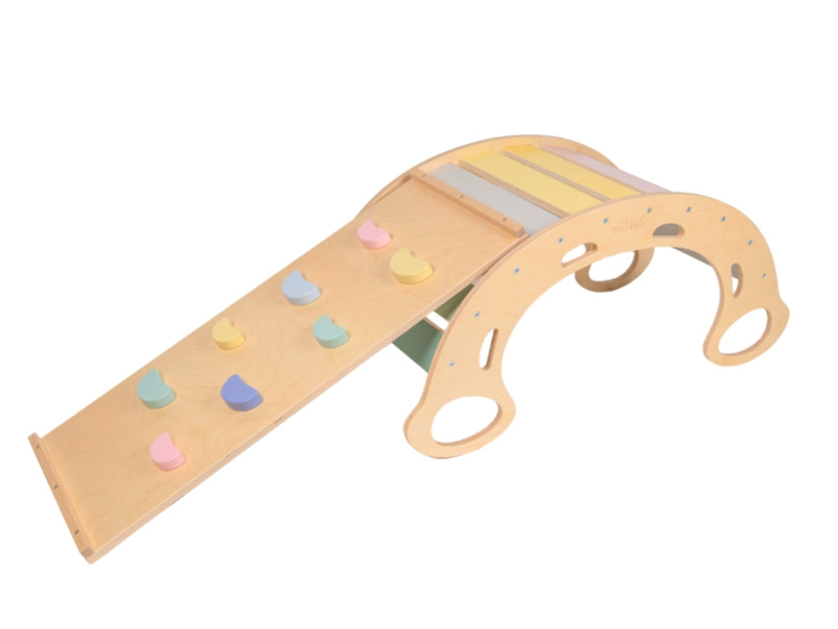 Fa Montessori hinta PRO 5in1 készlet táblával 2in1 pasztell pasztell