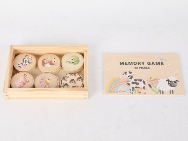 Dřevěné pexeso - Zvířátka