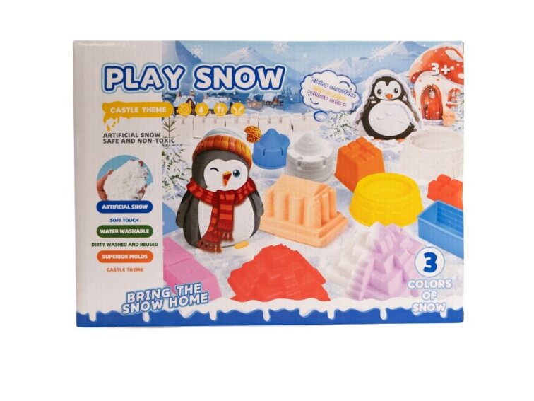 Kinetický sníh - sada Hrad