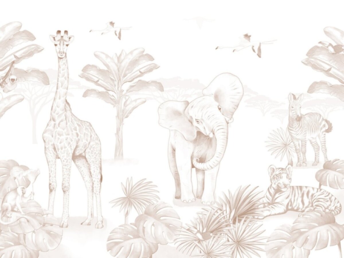 Tapeta - Safari sépie