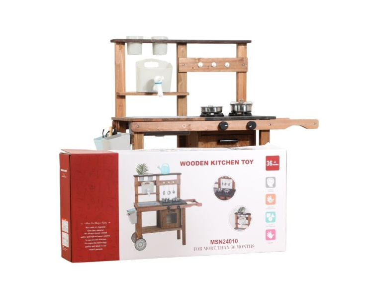 Dětská venkovní kuchyňka s příslušenstvím