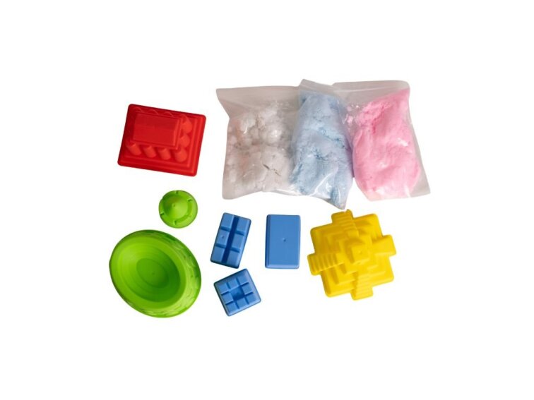 Kinetický sníh - sada Hrad