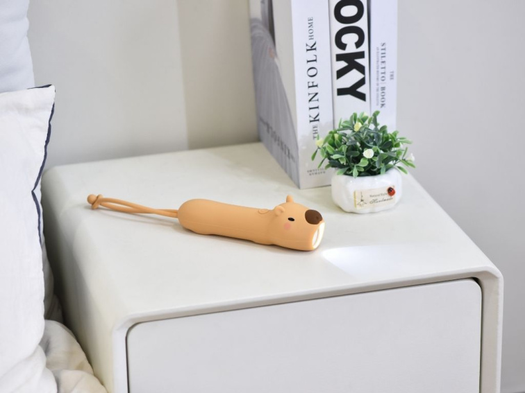 Dětská silikonová svítilna - kapybara