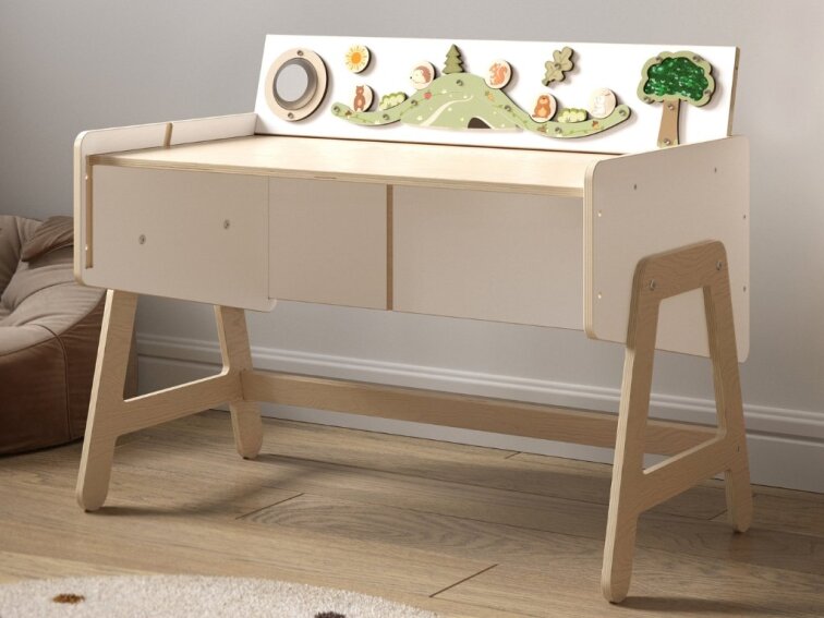 Police na hračky/stůl LILU