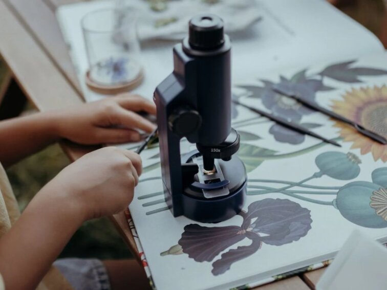 Hordozható mikroszkóp Kidymicroscope - kék