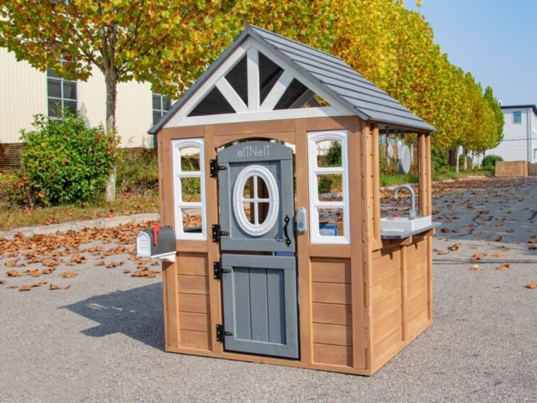 Dětský dřevěný zahradní domek Klasik