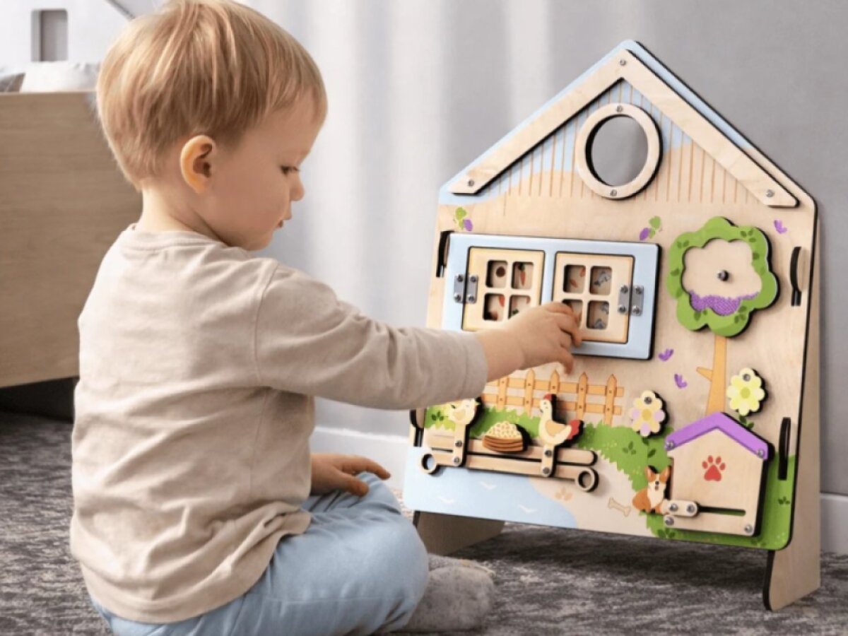 Activity board BusyKids - farma