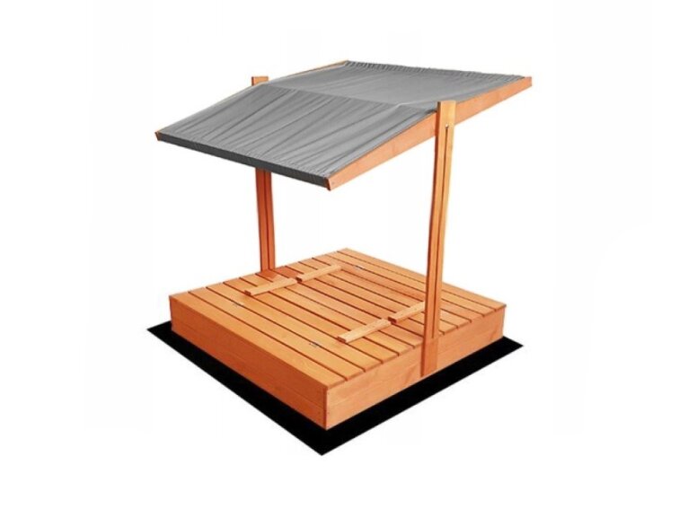 STŘÍŠKA k dřevěnému pískovišti 120x120 cm předvrtaná impregnovaná