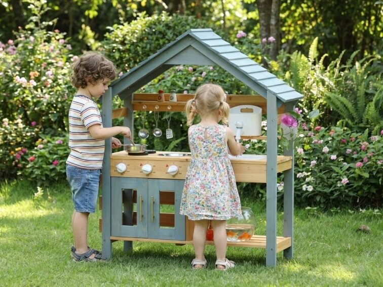 Gyermek szabadtéri konyhasarok Delux