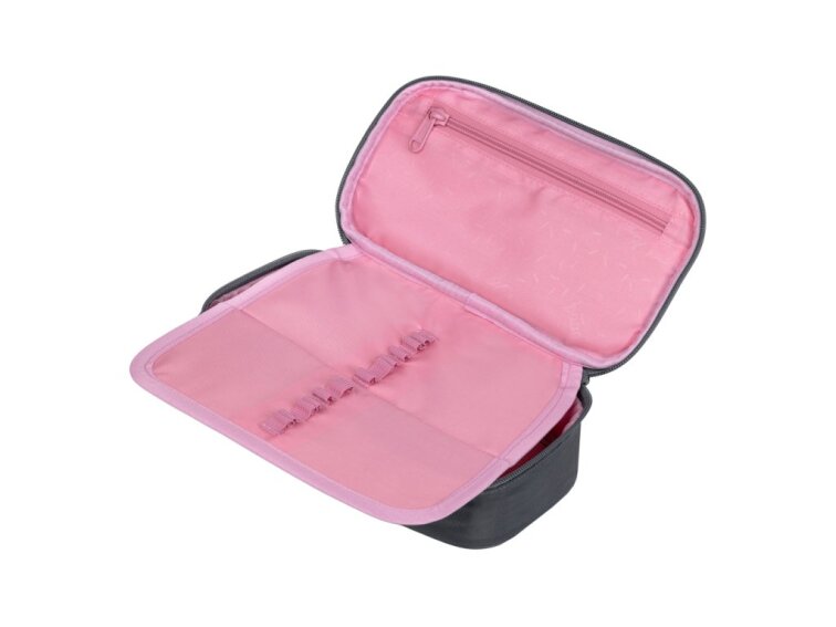 Federmäppchen Schlampermäppchen Logo Rosa