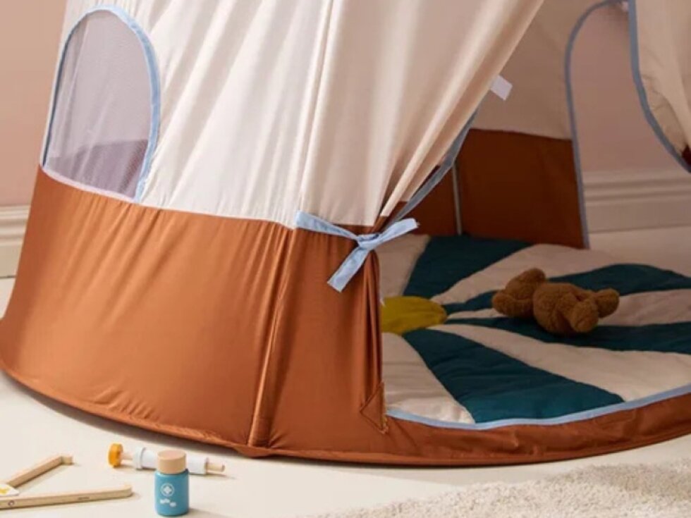 Hrací stan Cirkus - hnědý